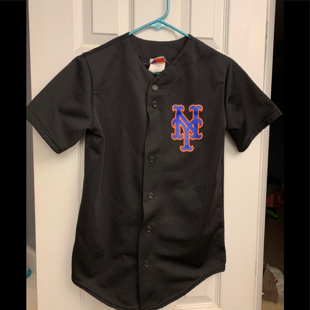NY Mets Baseball Jersey size Youth Large